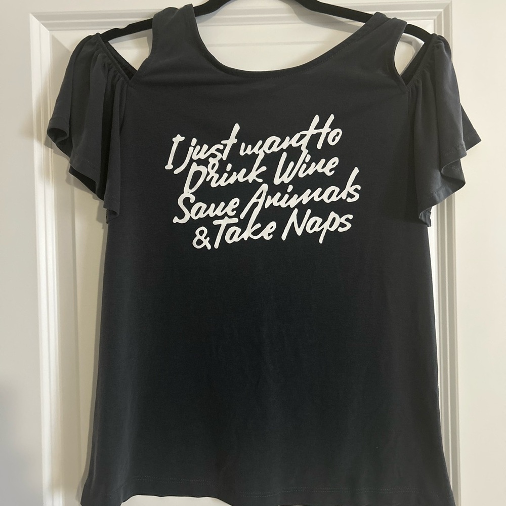 🎁Women's Black Graphic Top